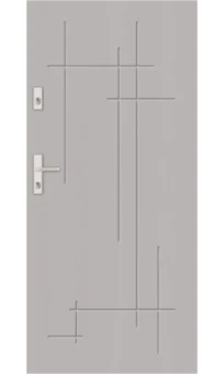 Drzwi antywłamaniowe PTZ T58 - Spark 1 - przeciwpożarowe